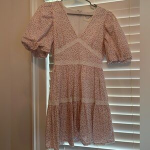 Tuckernuck Pink Floral Mini Dress